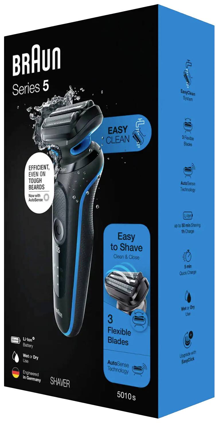 Braun B1000s 143219 Folienrasierer Schwarz 3
